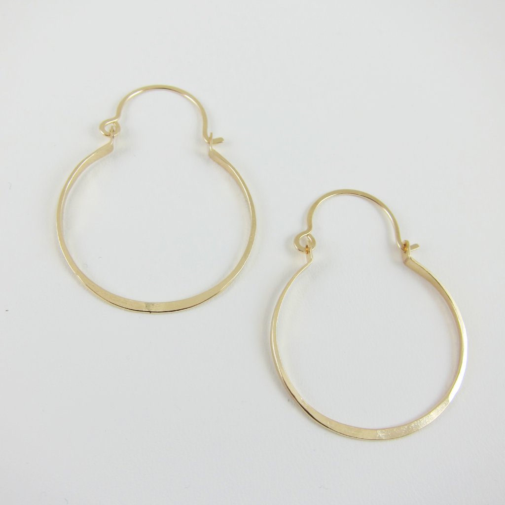 Forged Hoop Earrings