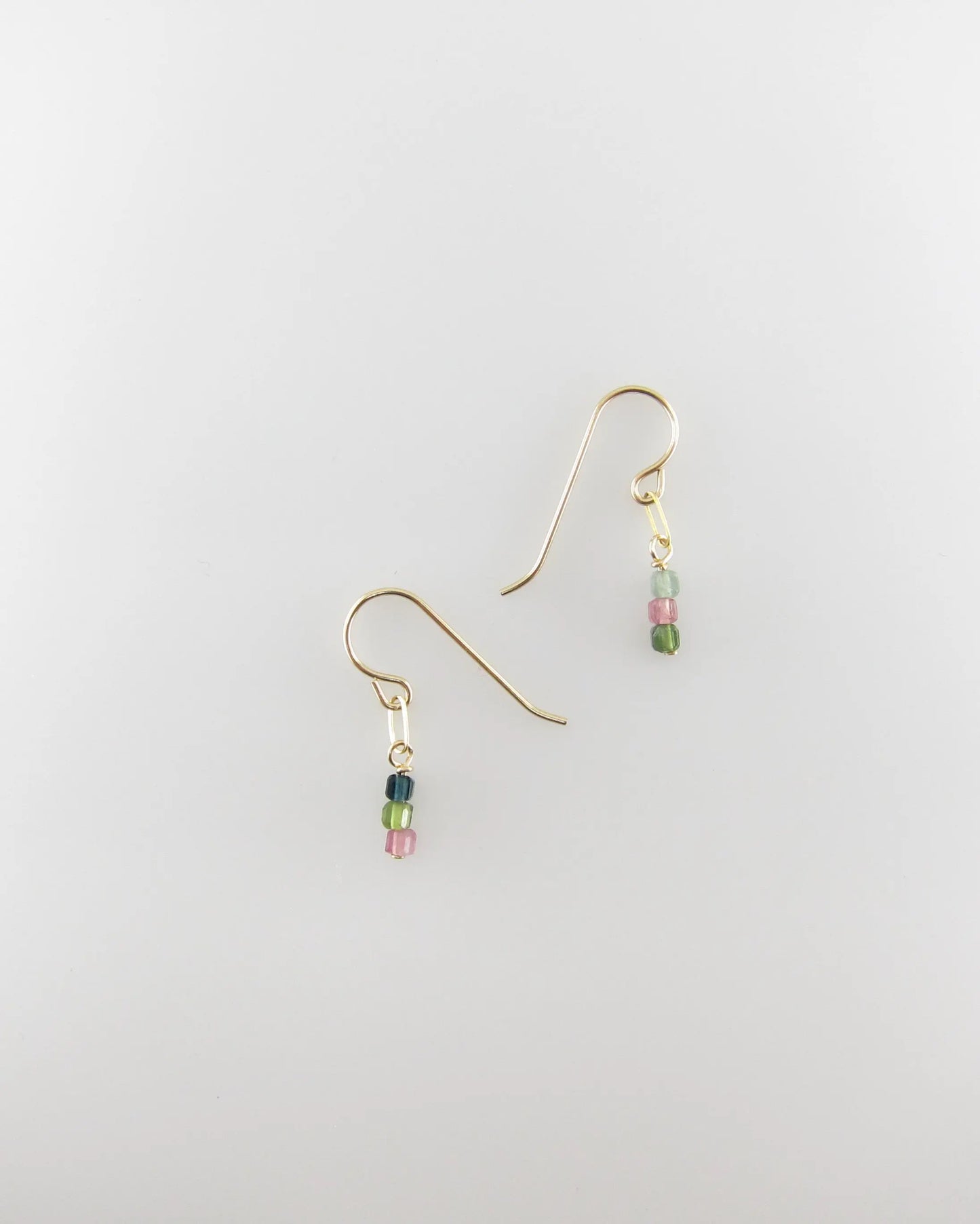 Watermelon Tourmaline Earrings J.Mills Studio
