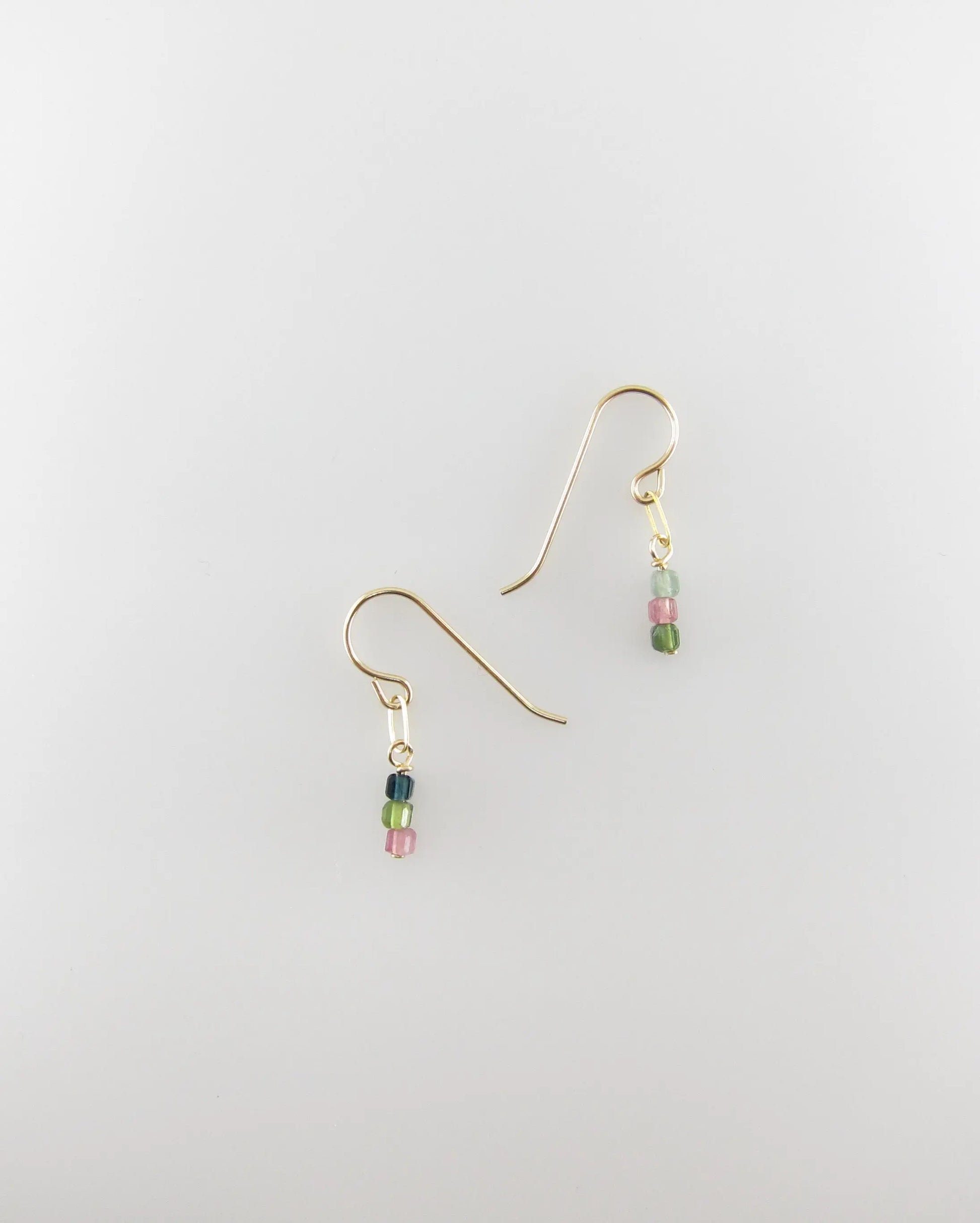 Watermelon Tourmaline Earrings J.Mills Studio