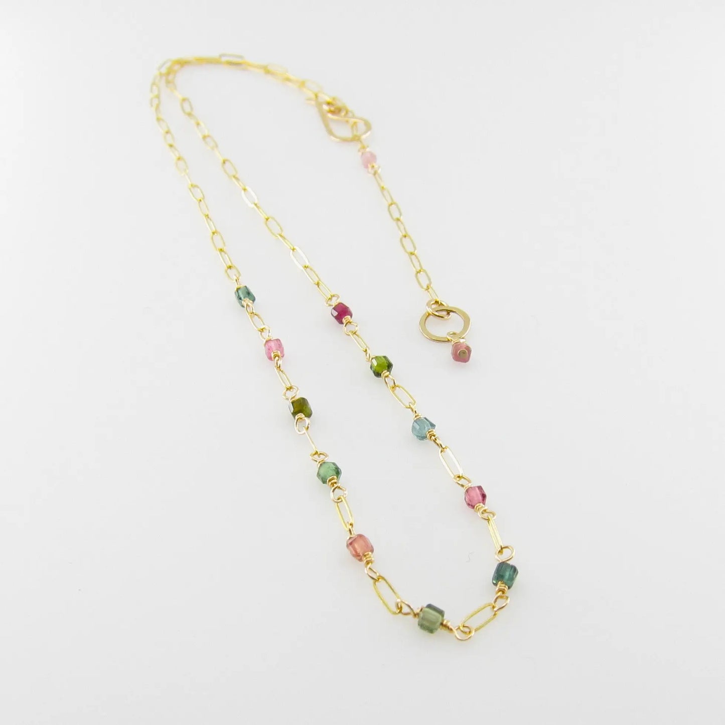 Watermelon Tourmaline Necklace J.Mills Studio
