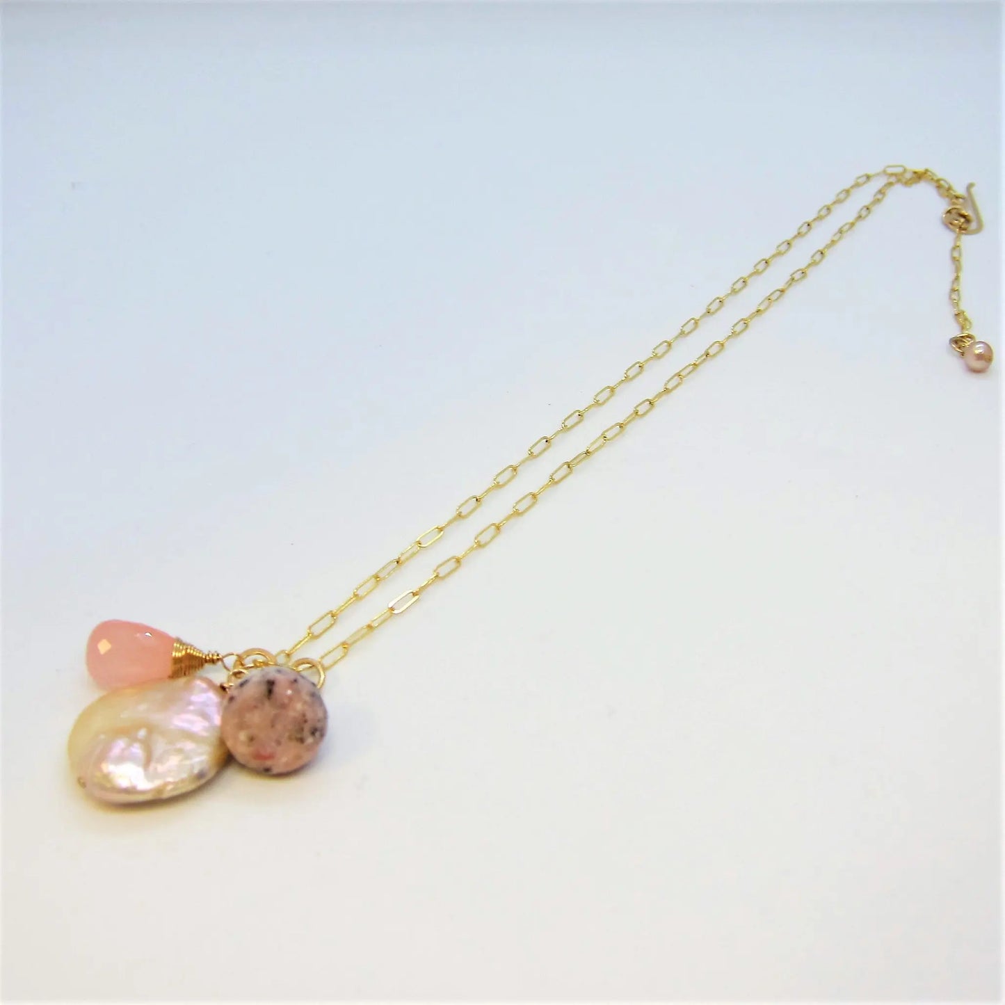 Gemstone Charm Necklace