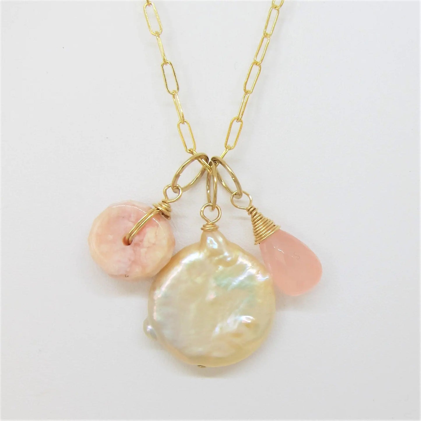 Gemstone Charm Necklace
