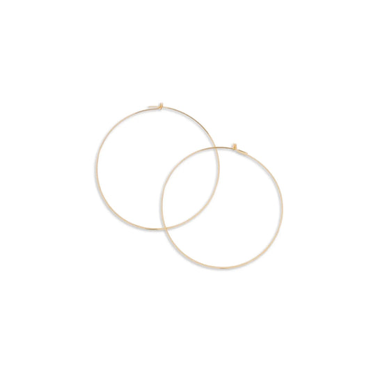Large Classic 2" Hoop Earrings