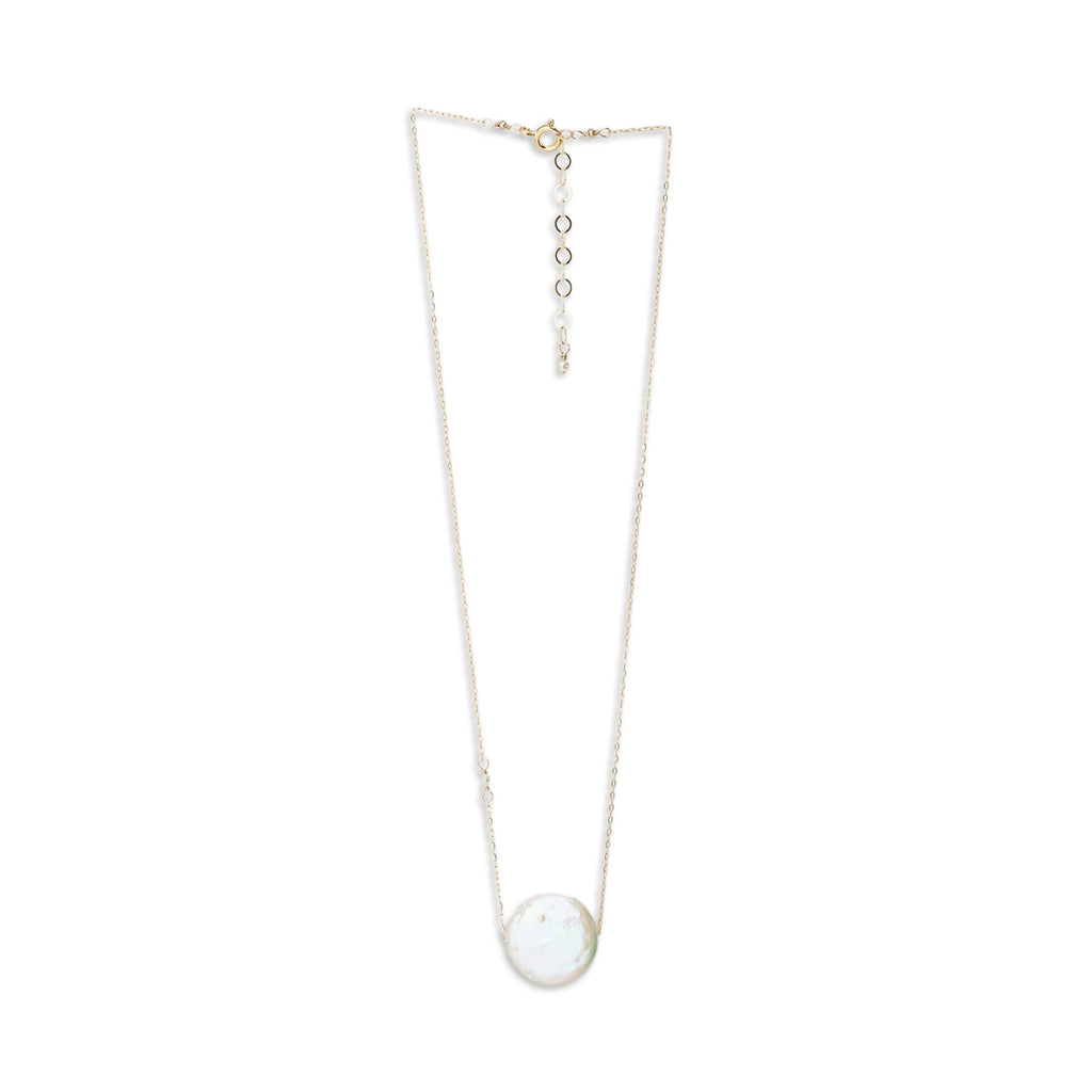 Single Coin Pearl Necklace