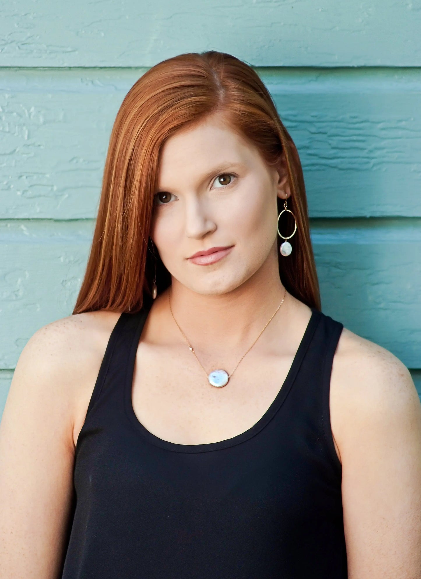 Single Coin Pearl Necklace
