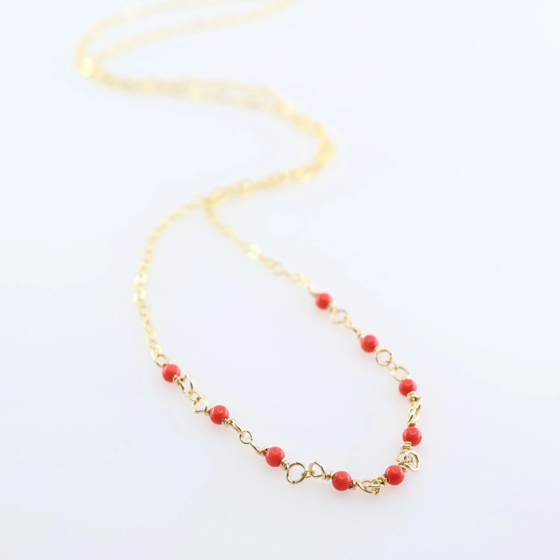Tiny Gemstone Layering Necklace, 4 Variations J.Mills Studio