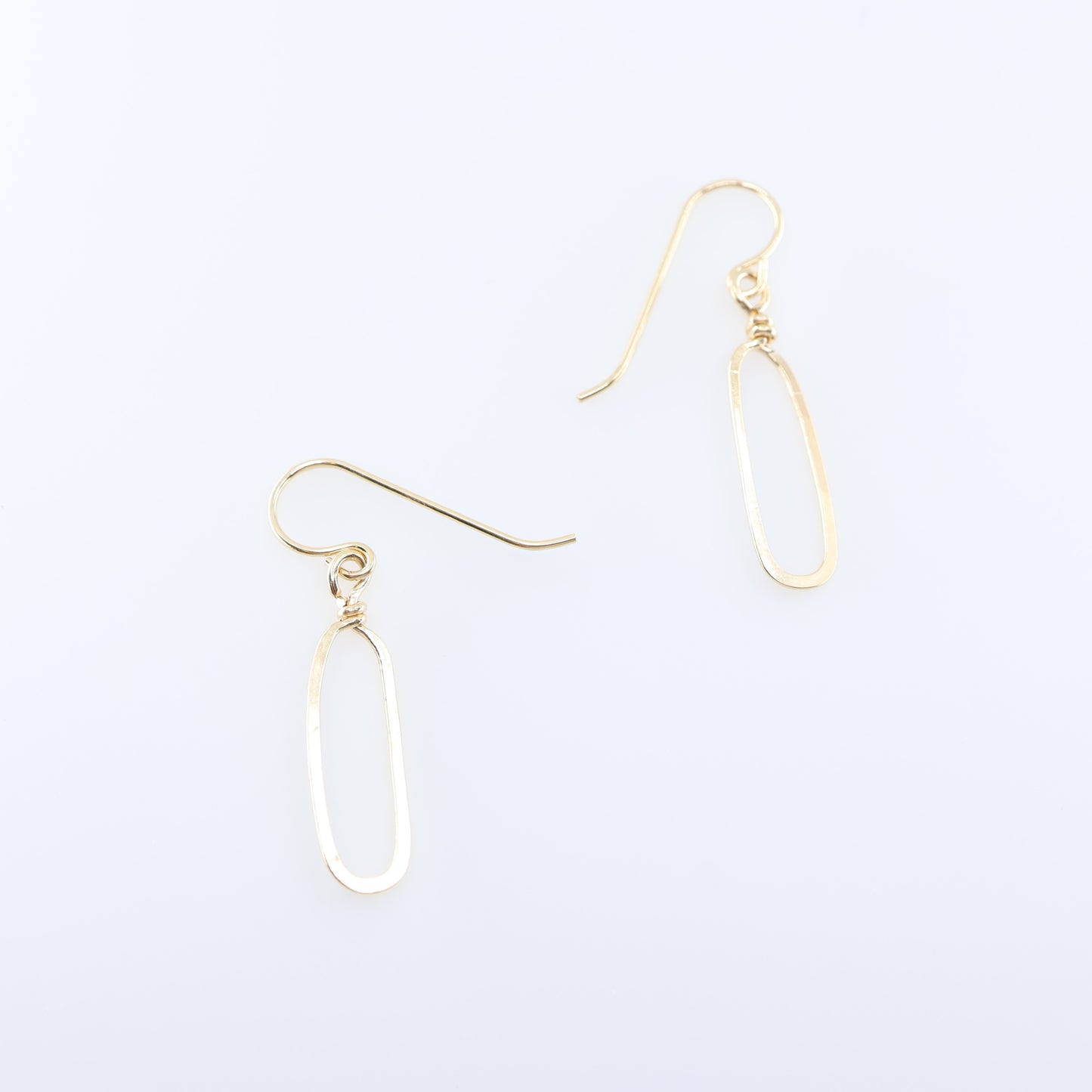 Forged Paperclip Link Earrings J.Mills Studio