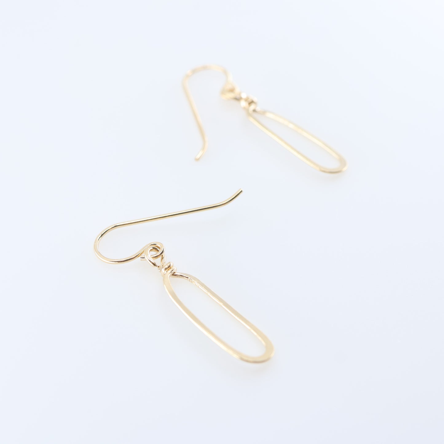 Forged Paperclip Link Earrings J.Mills Studio