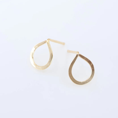 Forged Teardrop Stud Earrings J.Mills Studio