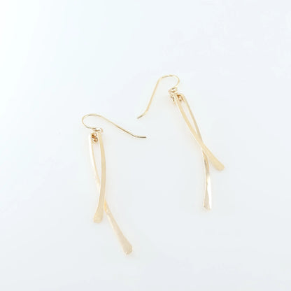 Forged Double Stick Earrings J.Mills Studio