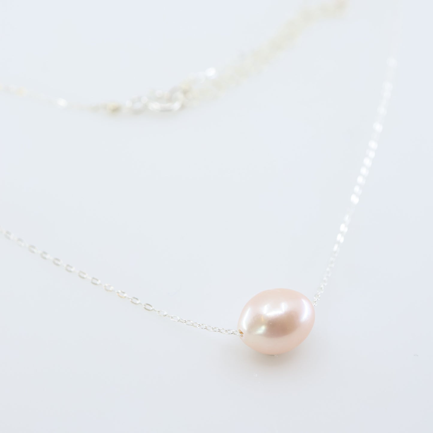 Solo Pink Rice Pearl Necklace J.Mills Studio