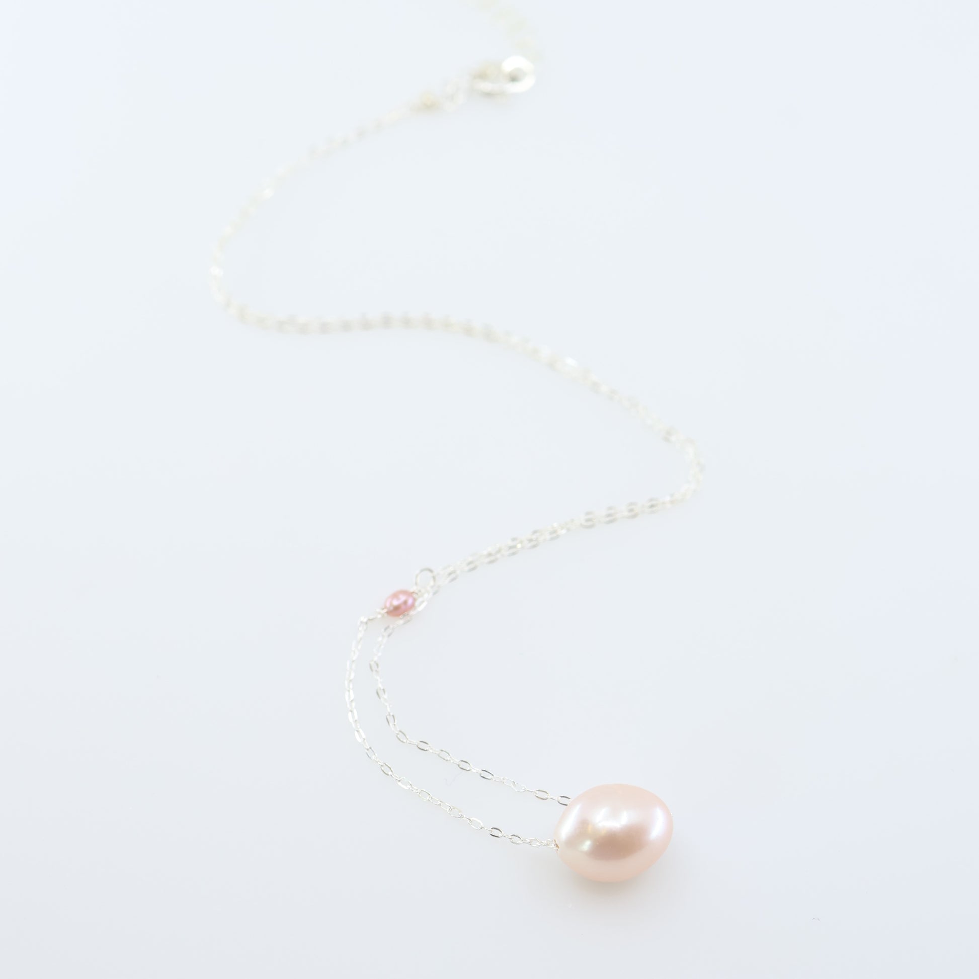 Solo Pink Rice Pearl Necklace J.Mills Studio