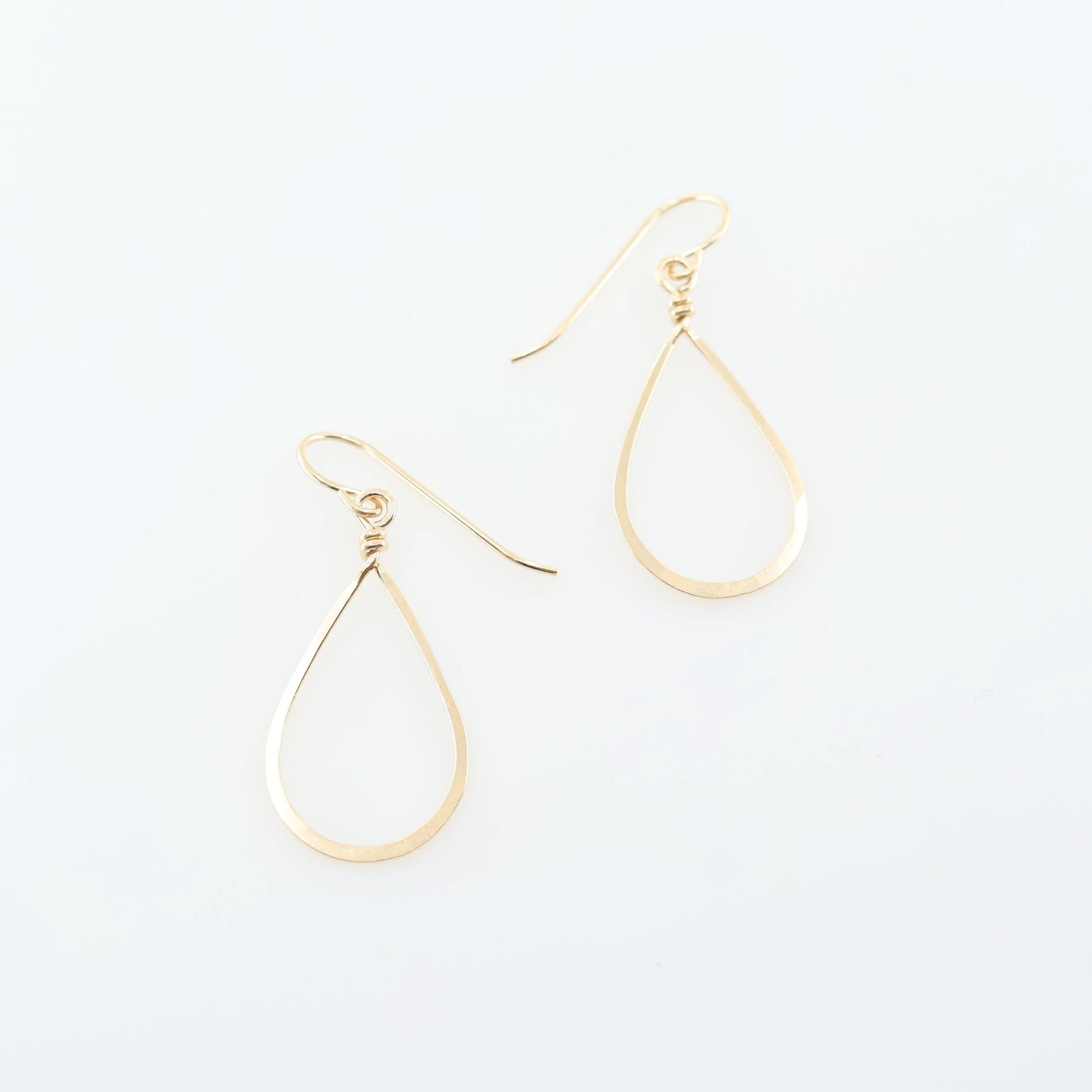 Forged Teardrop Earrings J.Mills Studio