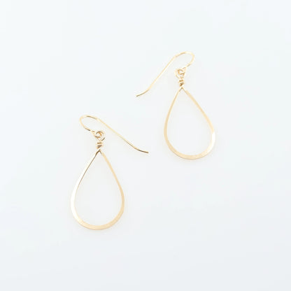 Forged Teardrop Earrings J.Mills Studio