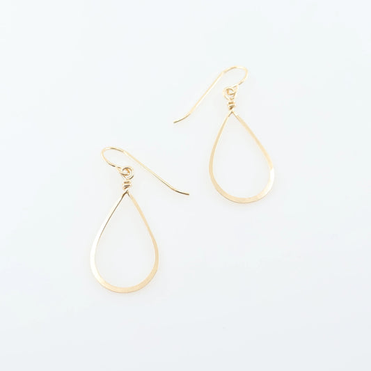 Forged Teardrop Earrings J.Mills Studio