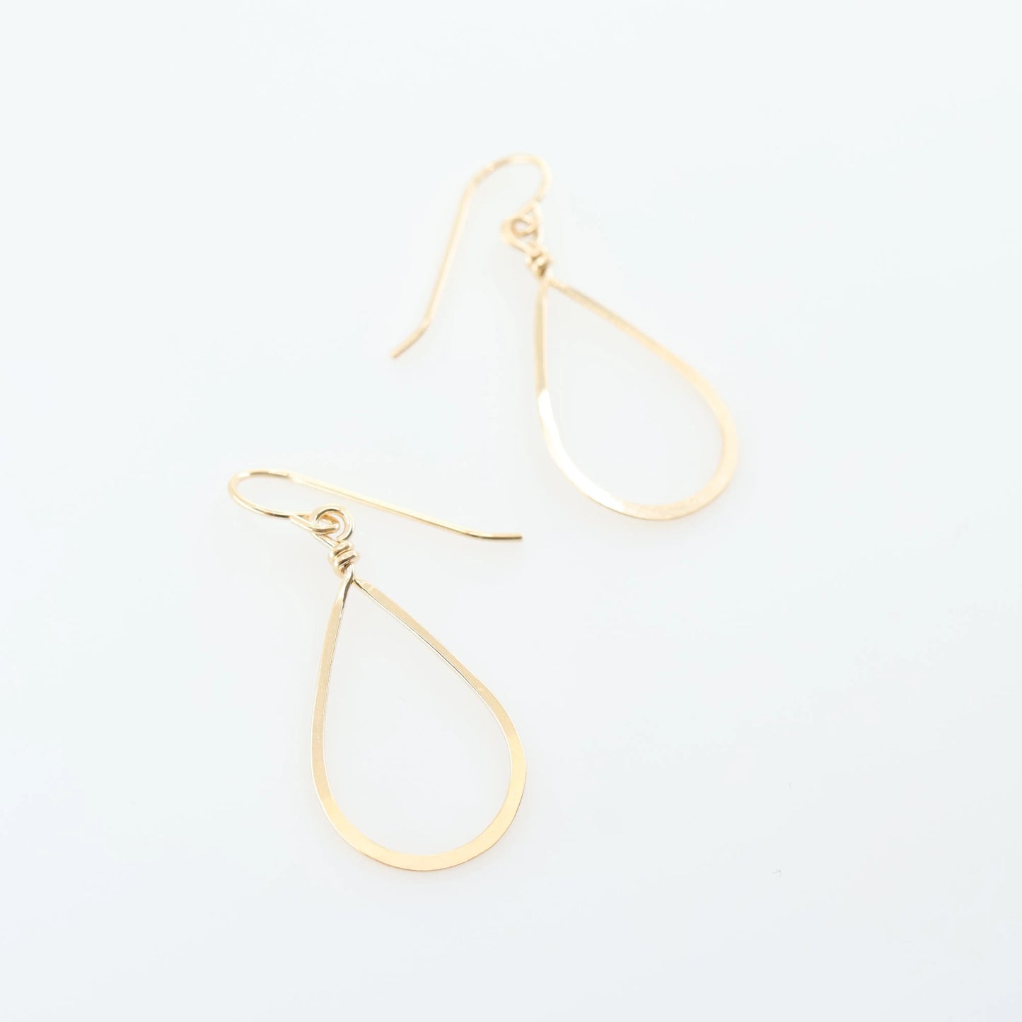 Forged Teardrop Earrings J.Mills Studio