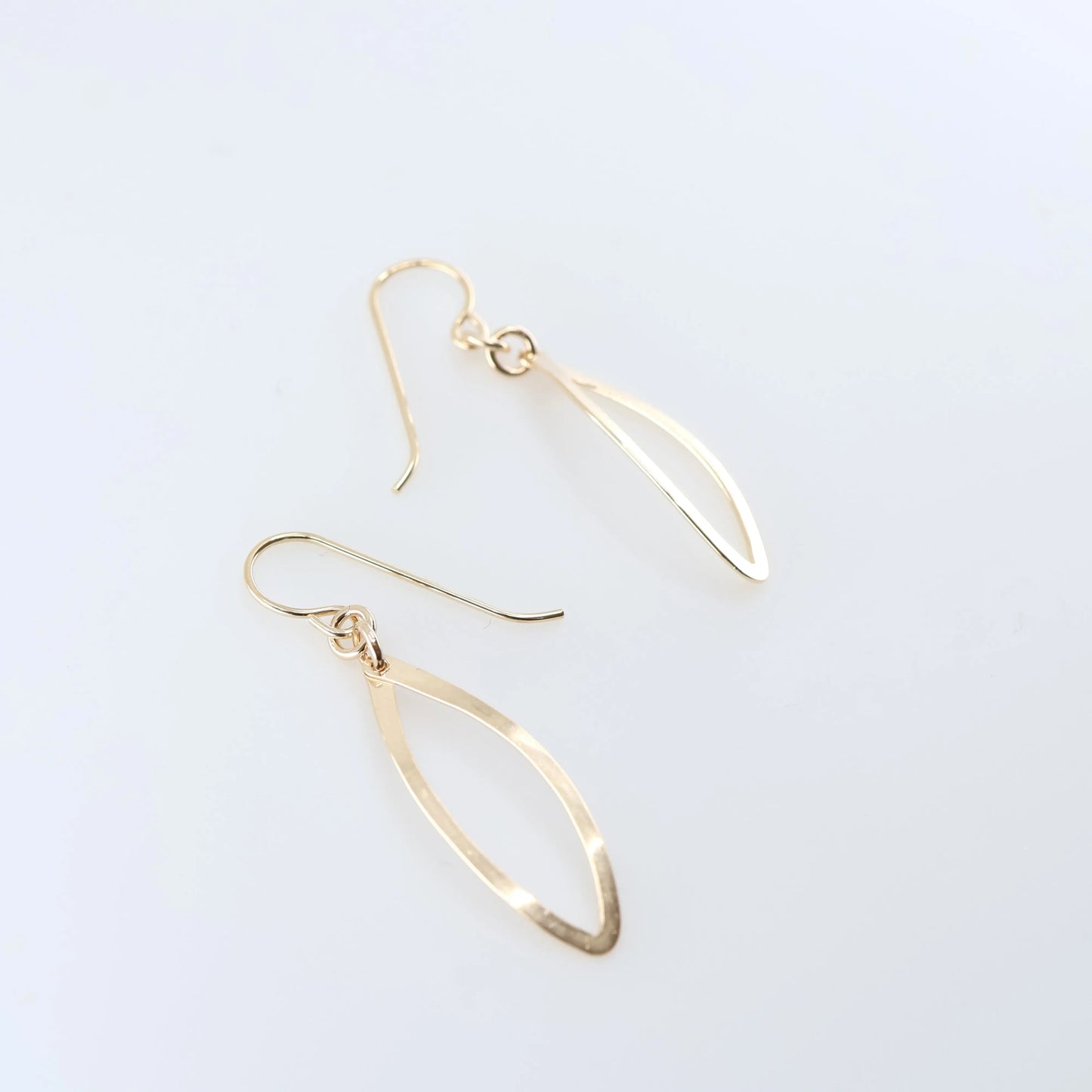 Small Curved Marquis Link Earring J. Mills Studio