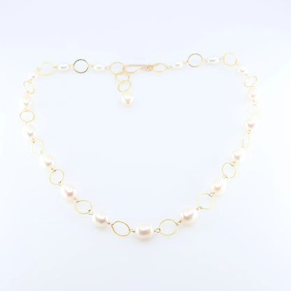 Large Rice Pearl Necklace J.Mills Studio