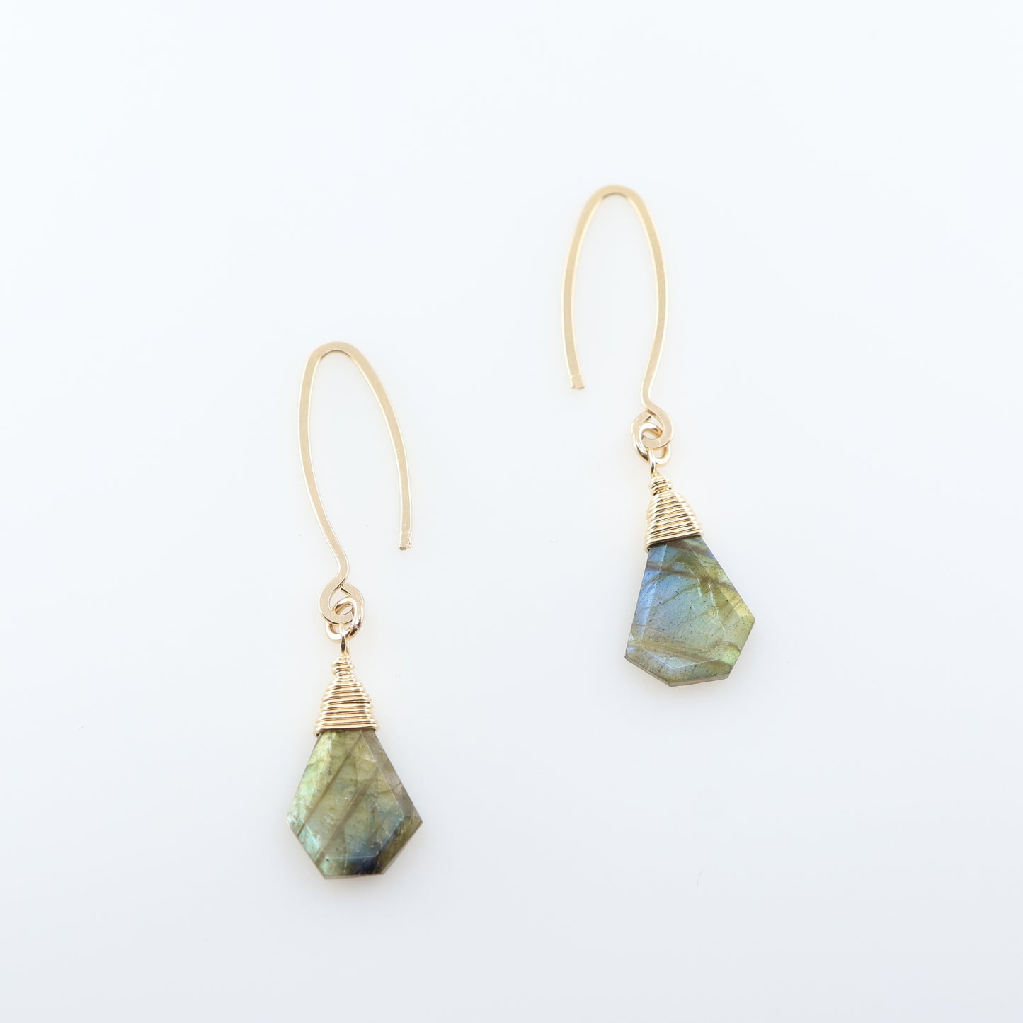 Labradorite Slab Earrings