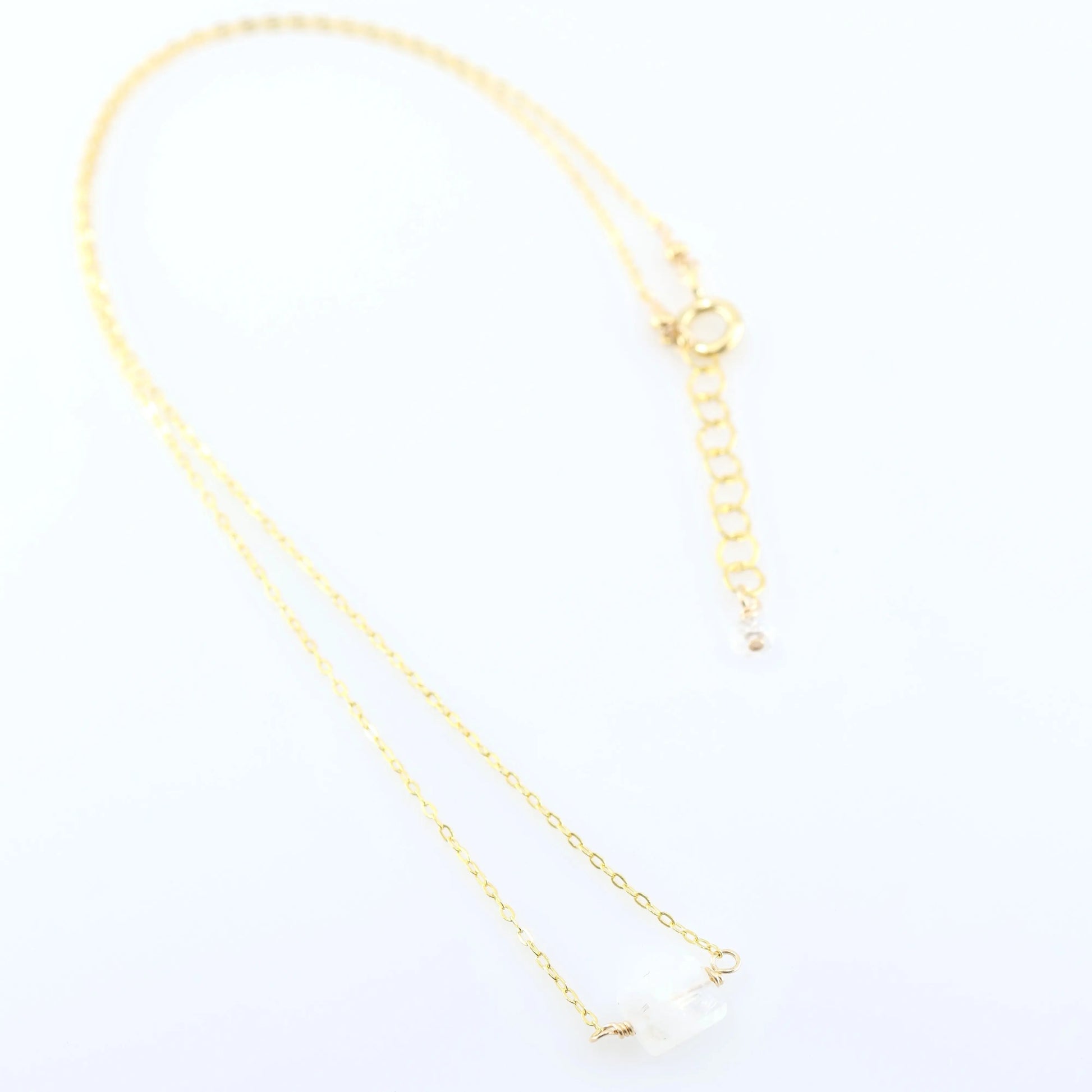 Single Rectangle Gemstone Necklace J.Mills Studio