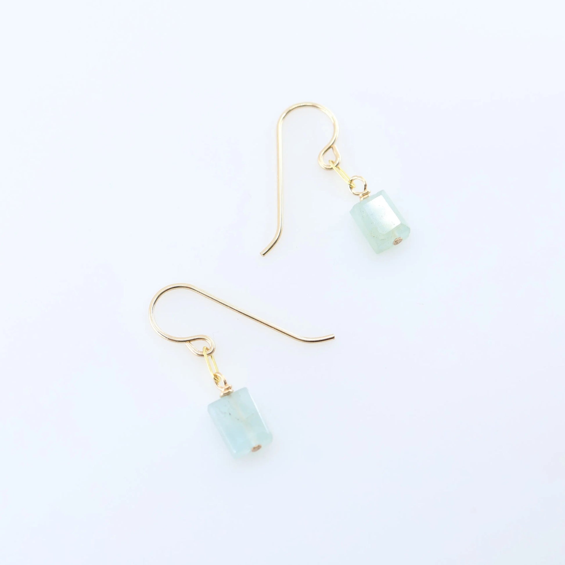 Single Rectangle Gemstone Earrings J.Mills Studio
