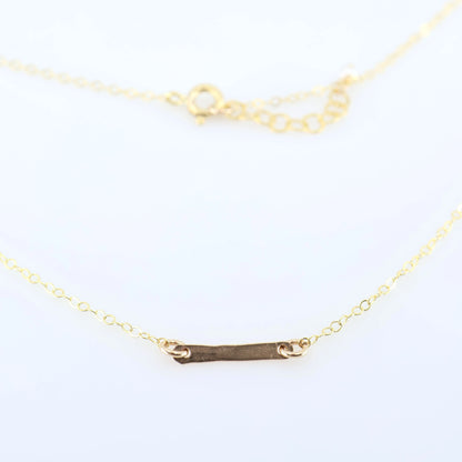 Small Bar Necklace, Hand-forged J.Mills Studio