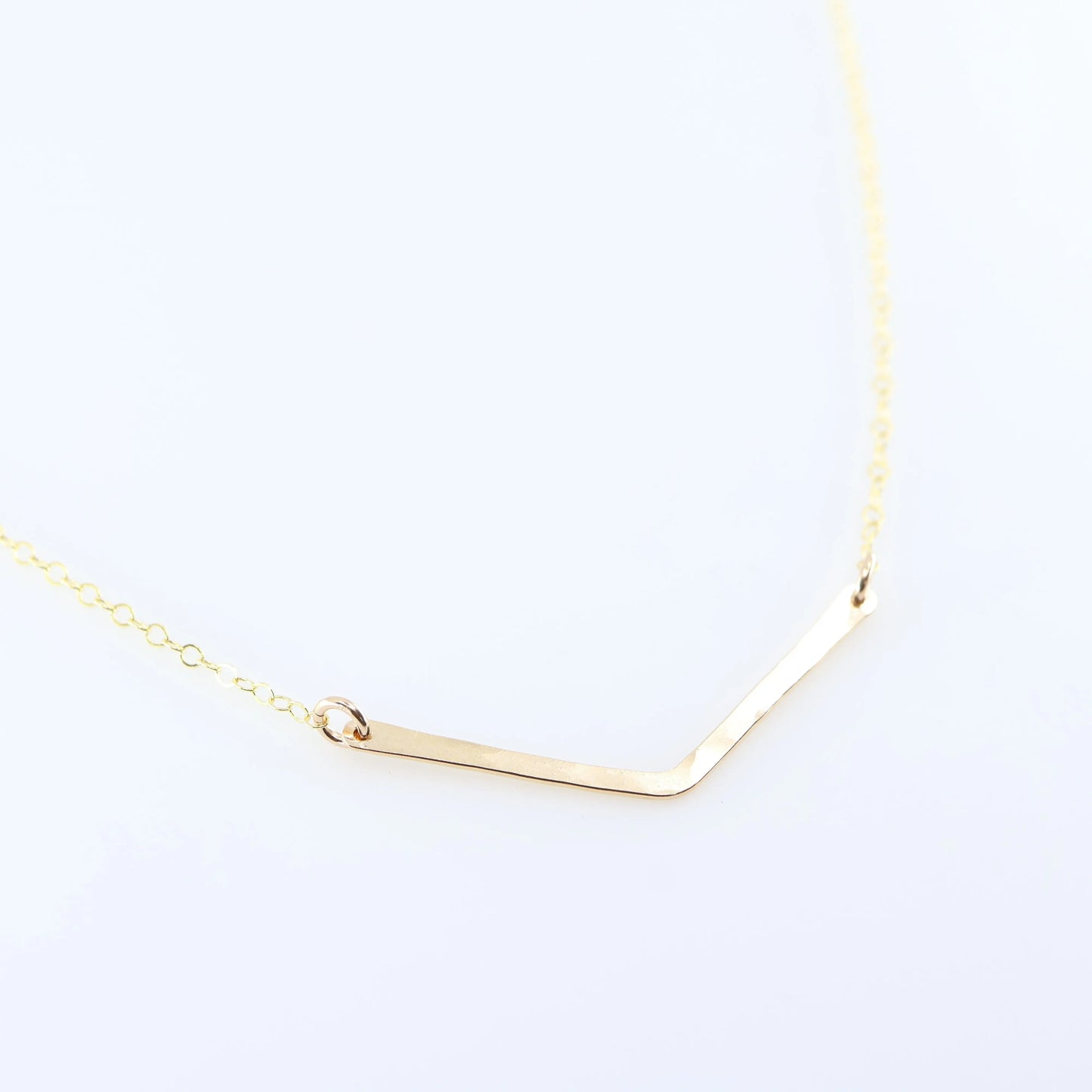 Forged "V" Necklace J.Mills Studio