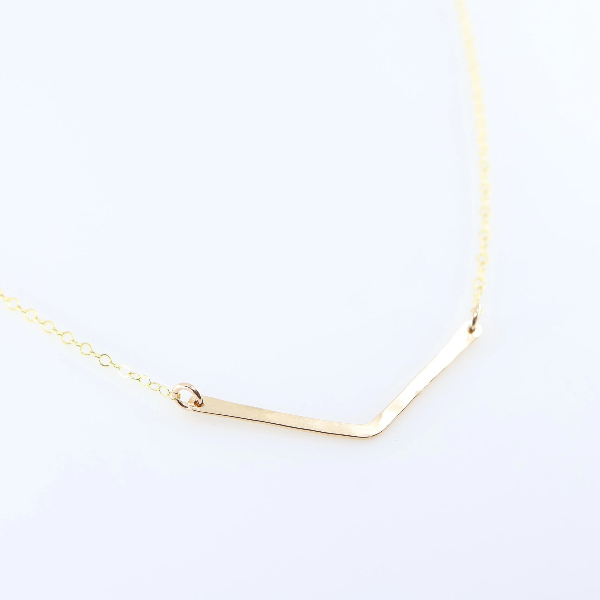 Forged "V" Necklace J.Mills Studio