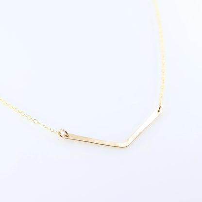 Forged "V" Necklace J.Mills Studio
