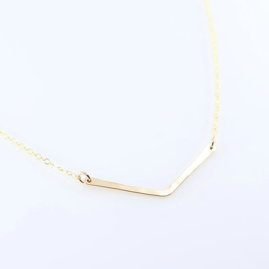 Forged "V" Necklace J.Mills Studio
