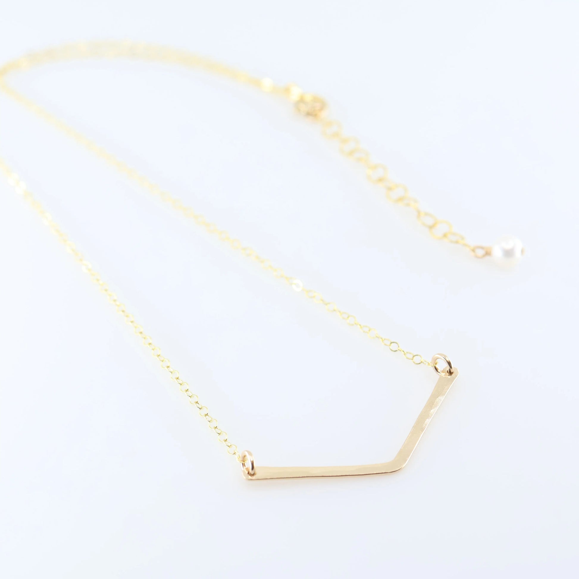 Forged "V" Necklace J.Mills Studio