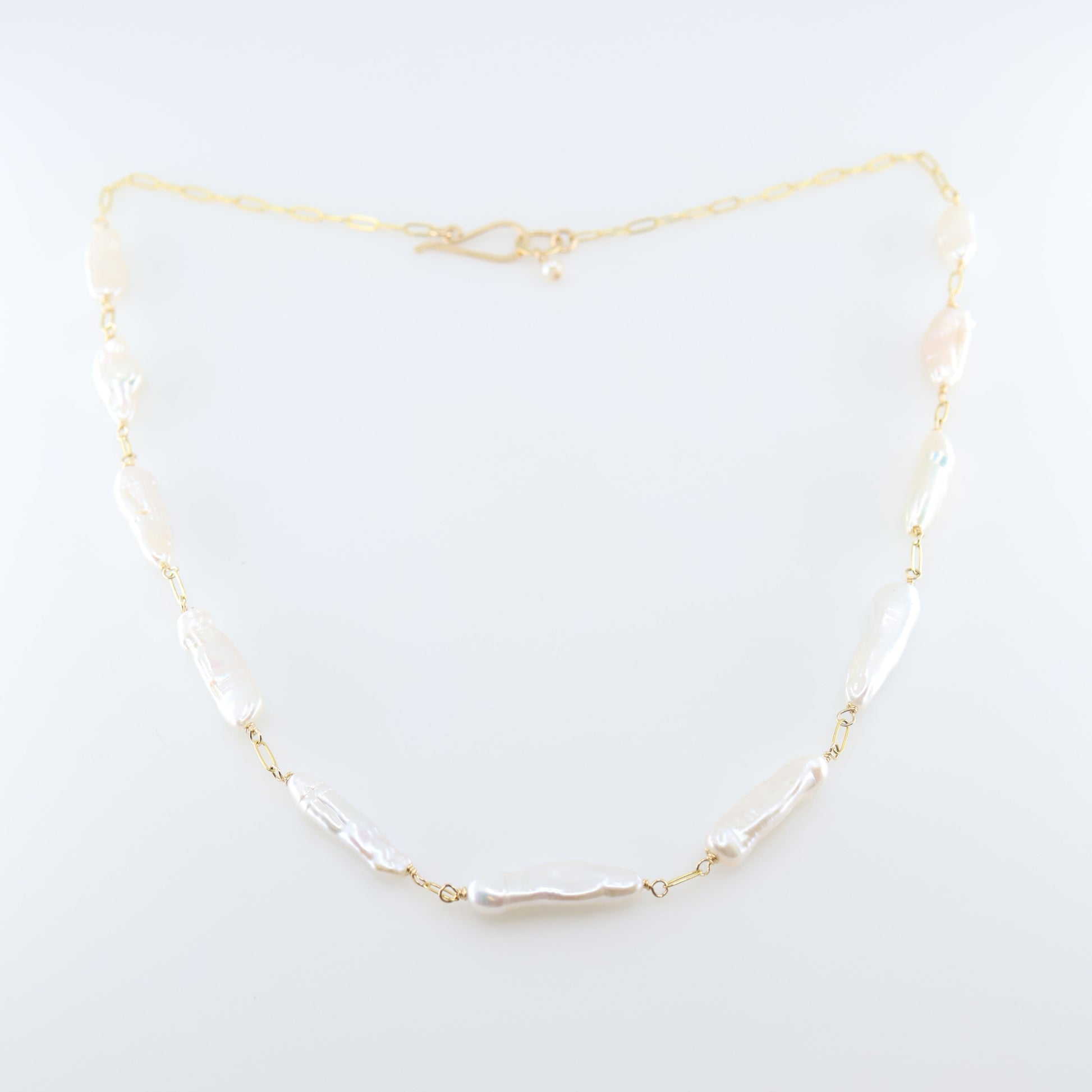 Freshwater Biwa Pearl Necklace J.Mills Studio