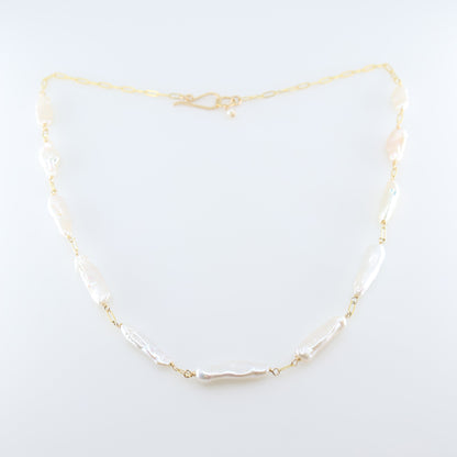 Freshwater Biwa Pearl Necklace J.Mills Studio