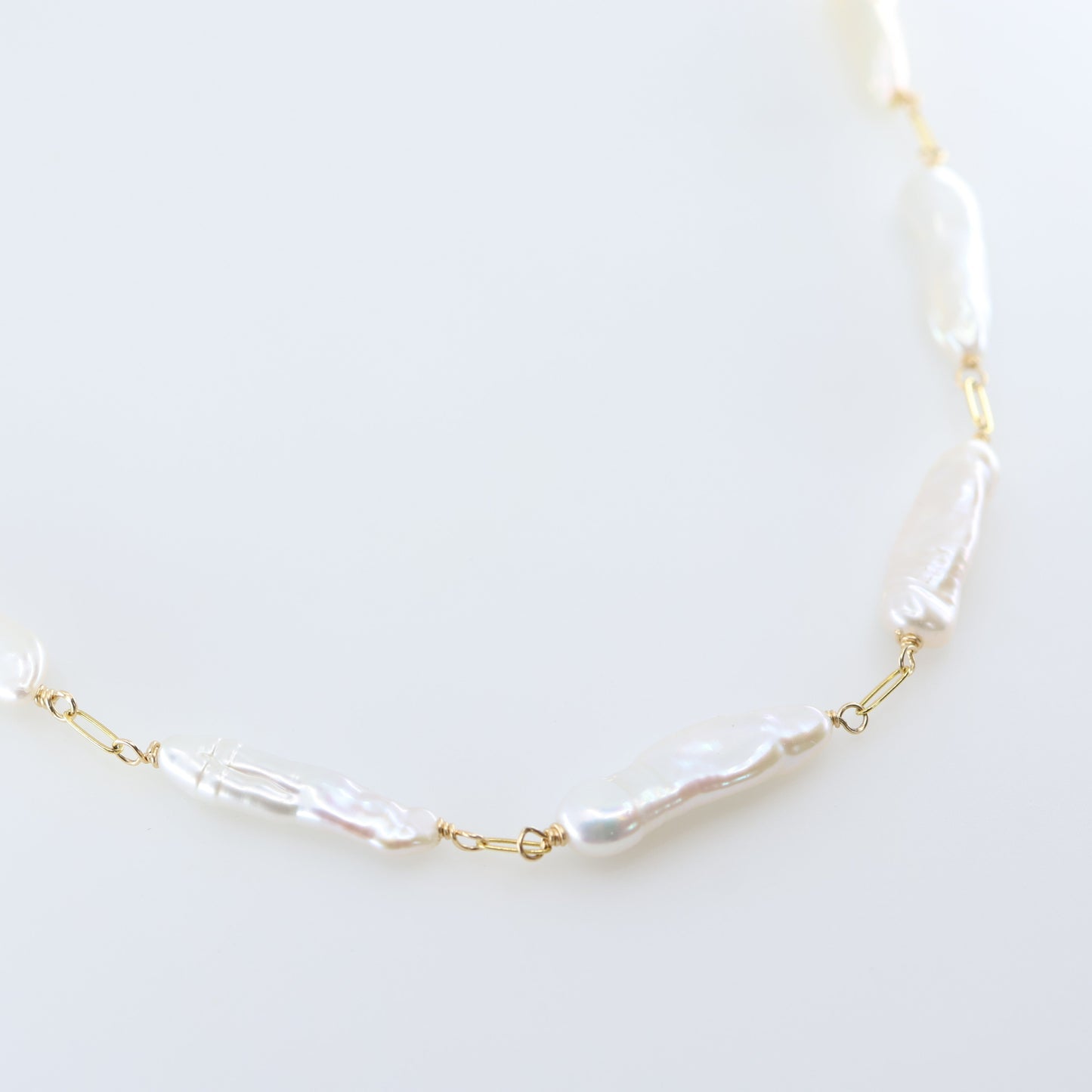 Freshwater Biwa Pearl Necklace J.Mills Studio