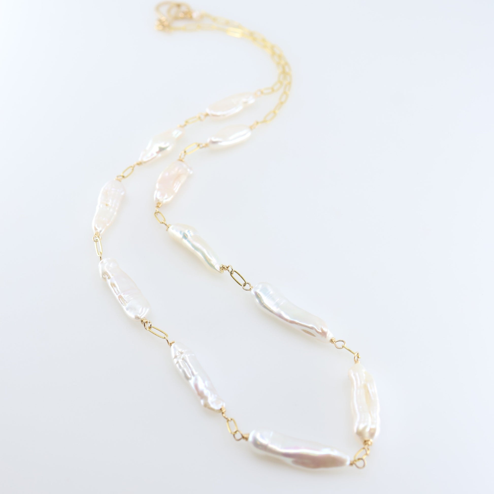 Freshwater Biwa Pearl Necklace J.Mills Studio