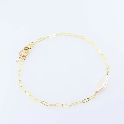 Freshwater Biwa Pearl Bracelet J.Mills Studio