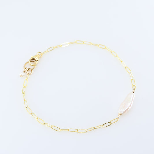 Freshwater Biwa Pearl Bracelet J.Mills Studio