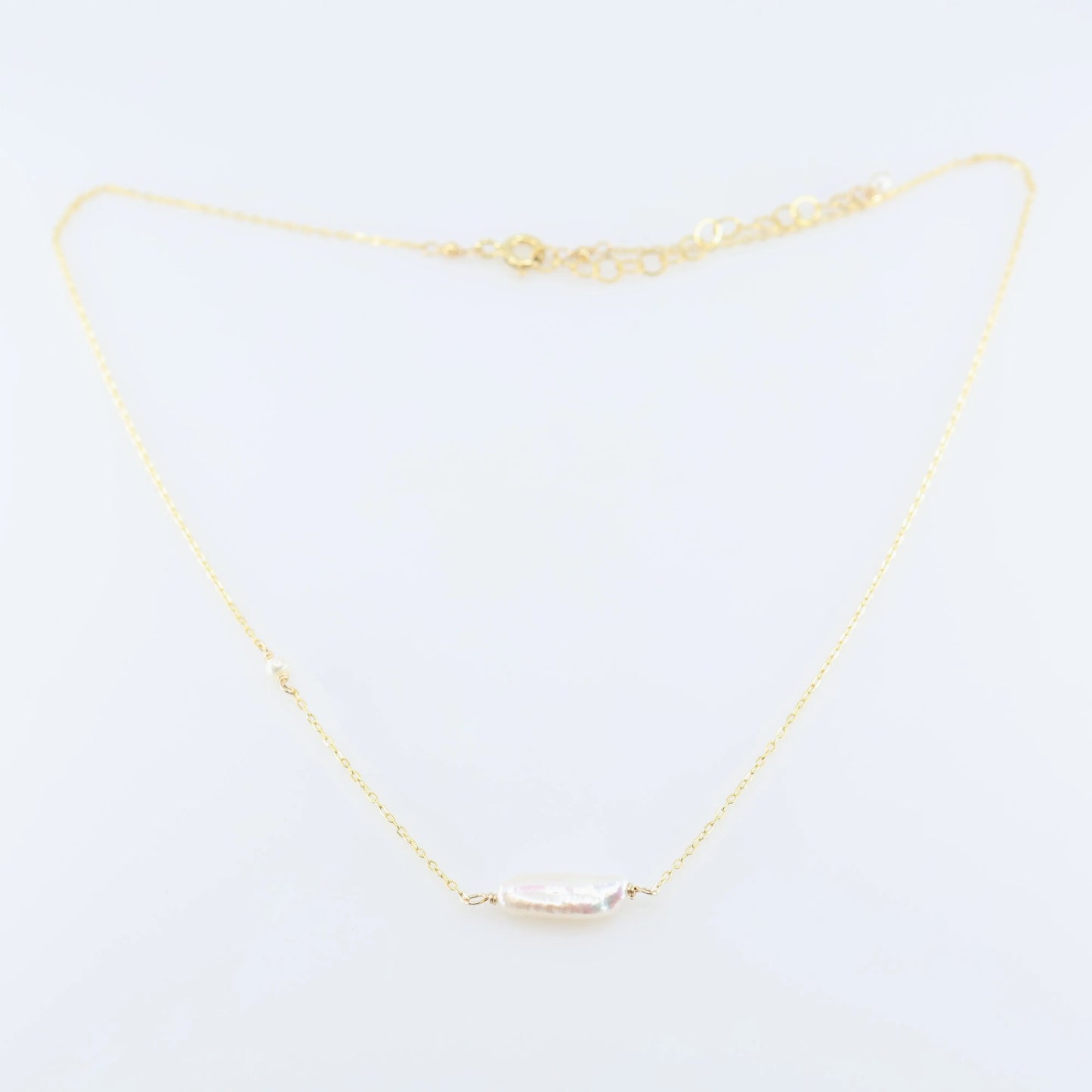 Solo Biwa Pearl Necklace J.Mills Studio