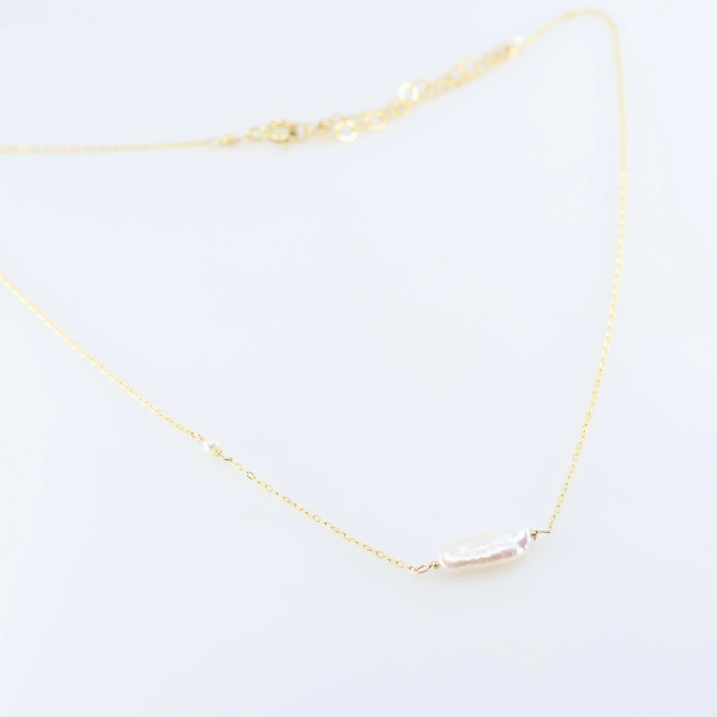 Solo Biwa Pearl Necklace J.Mills Studio