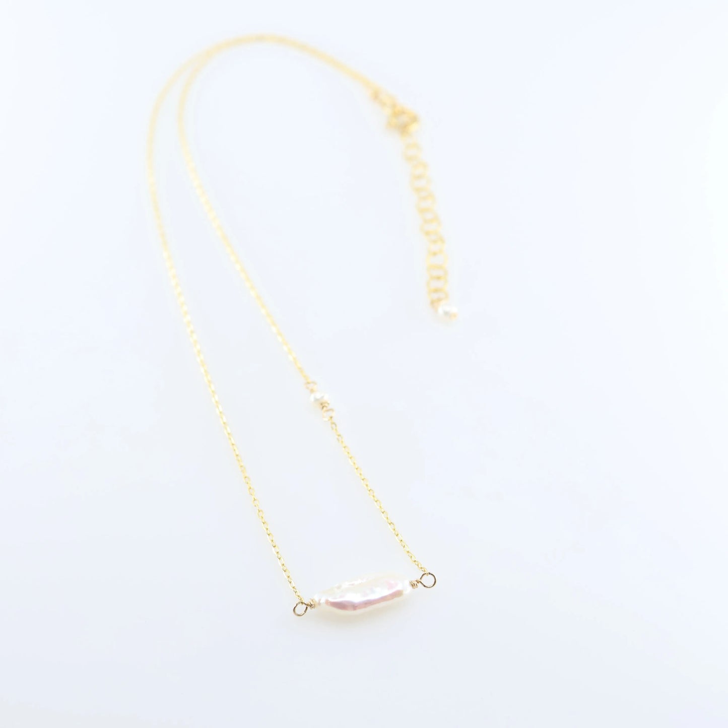 Solo Biwa Pearl Necklace J.Mills Studio