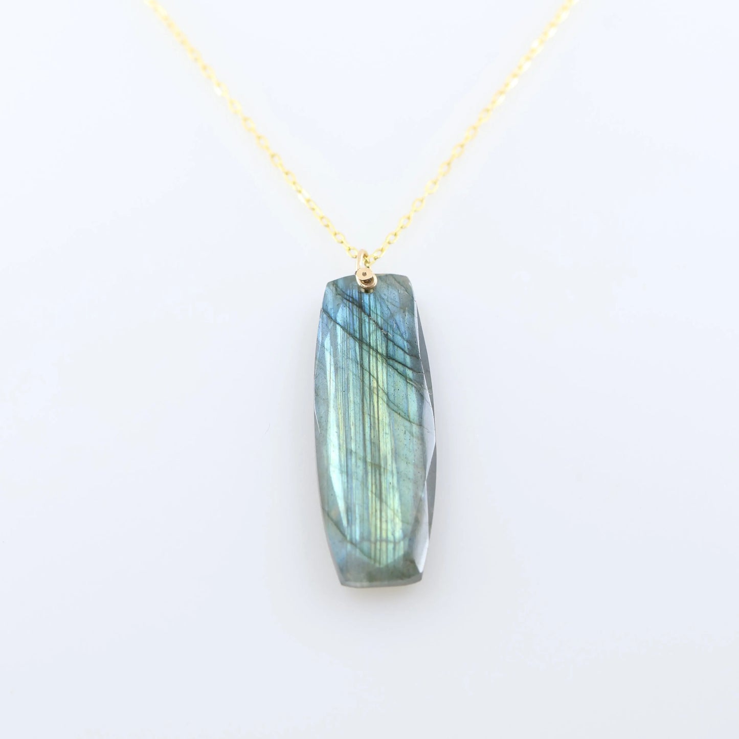 Luminous Labradorite Solo Necklace J.Mills Studio