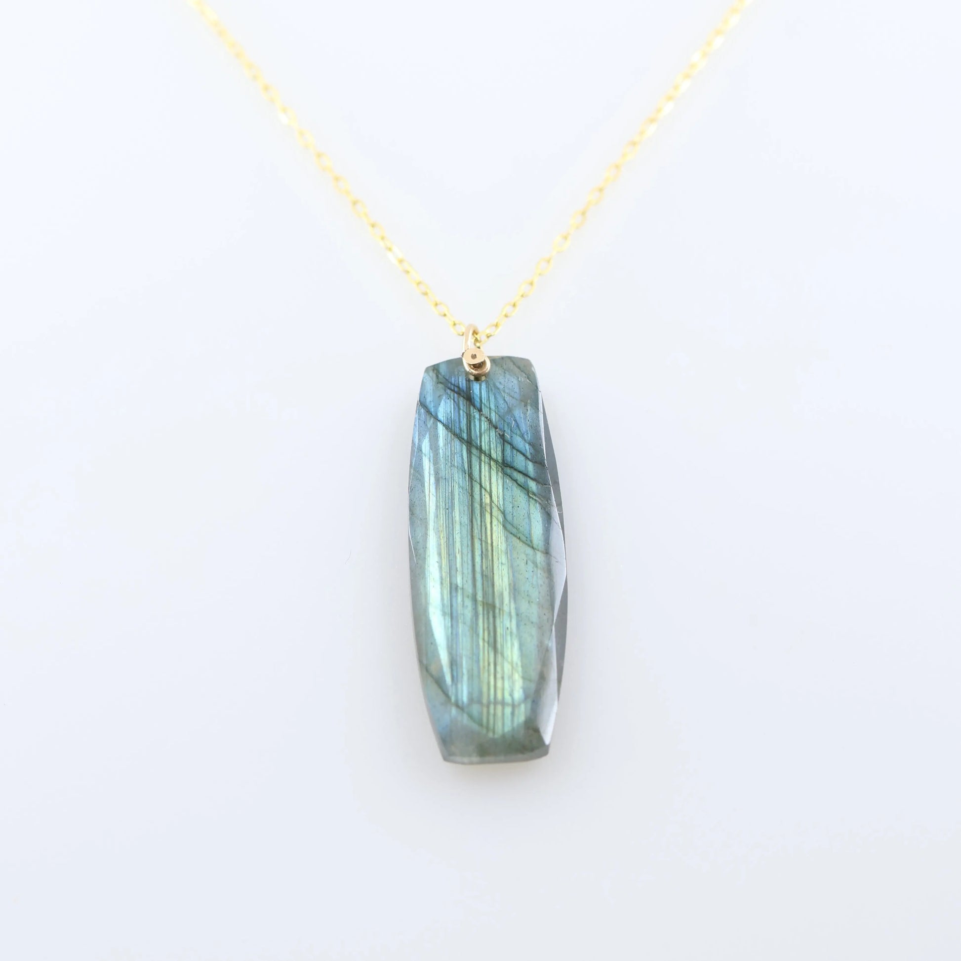 Luminous Labradorite Solo Necklace J.Mills Studio