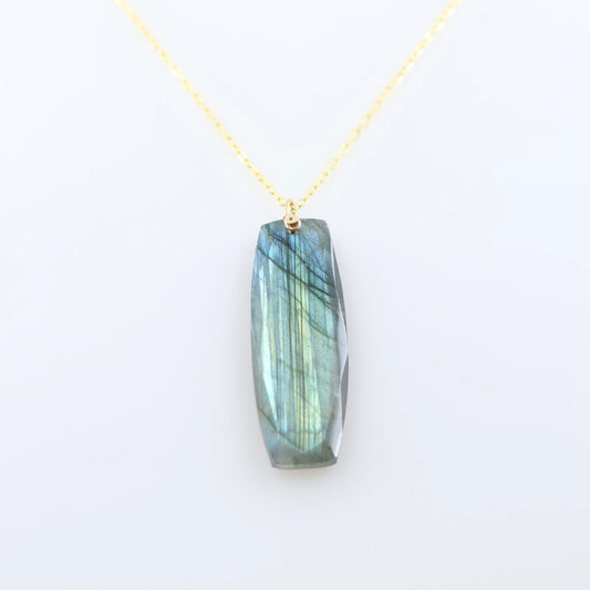 Luminous Labradorite Solo Necklace J.Mills Studio