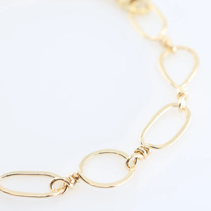 Forged Mixed-Link Bracelet J. Mills Studio