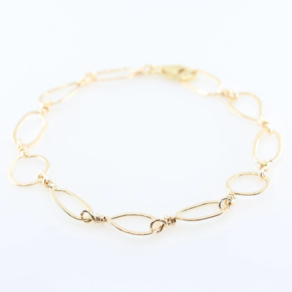 Forged Mixed-Link Bracelet J. Mills Studio