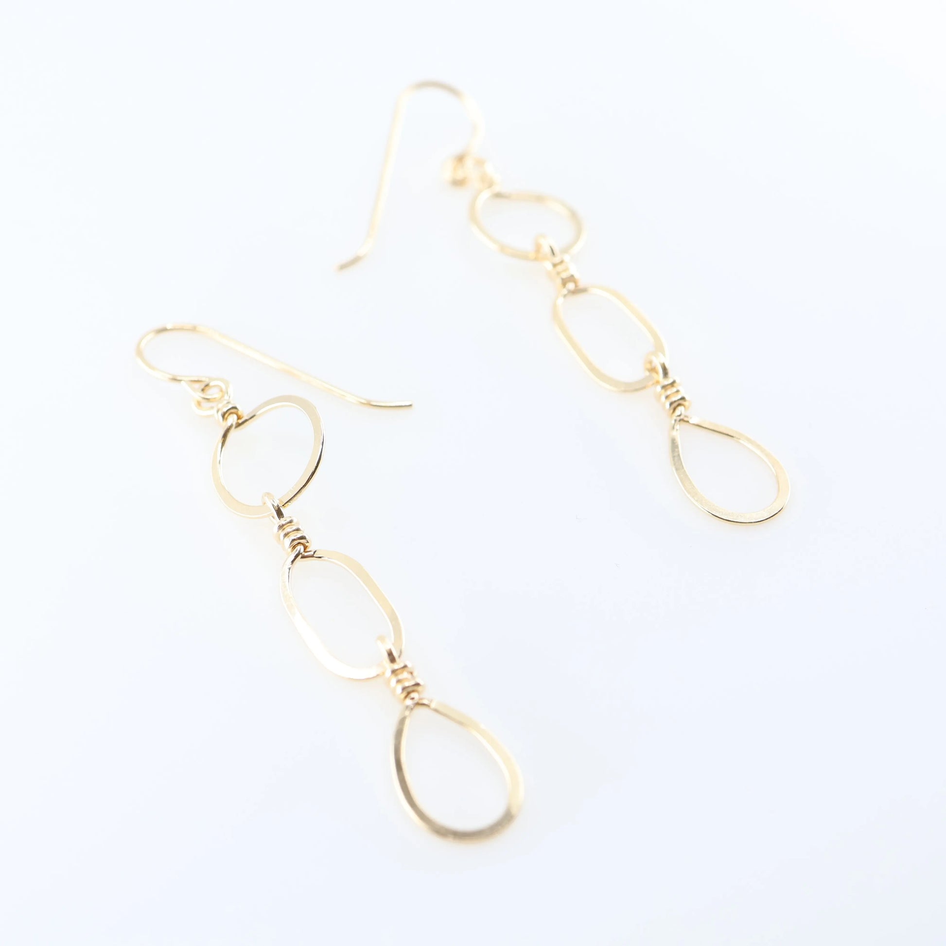Cascading Mixed-Shape Earrings J.Mills Studio