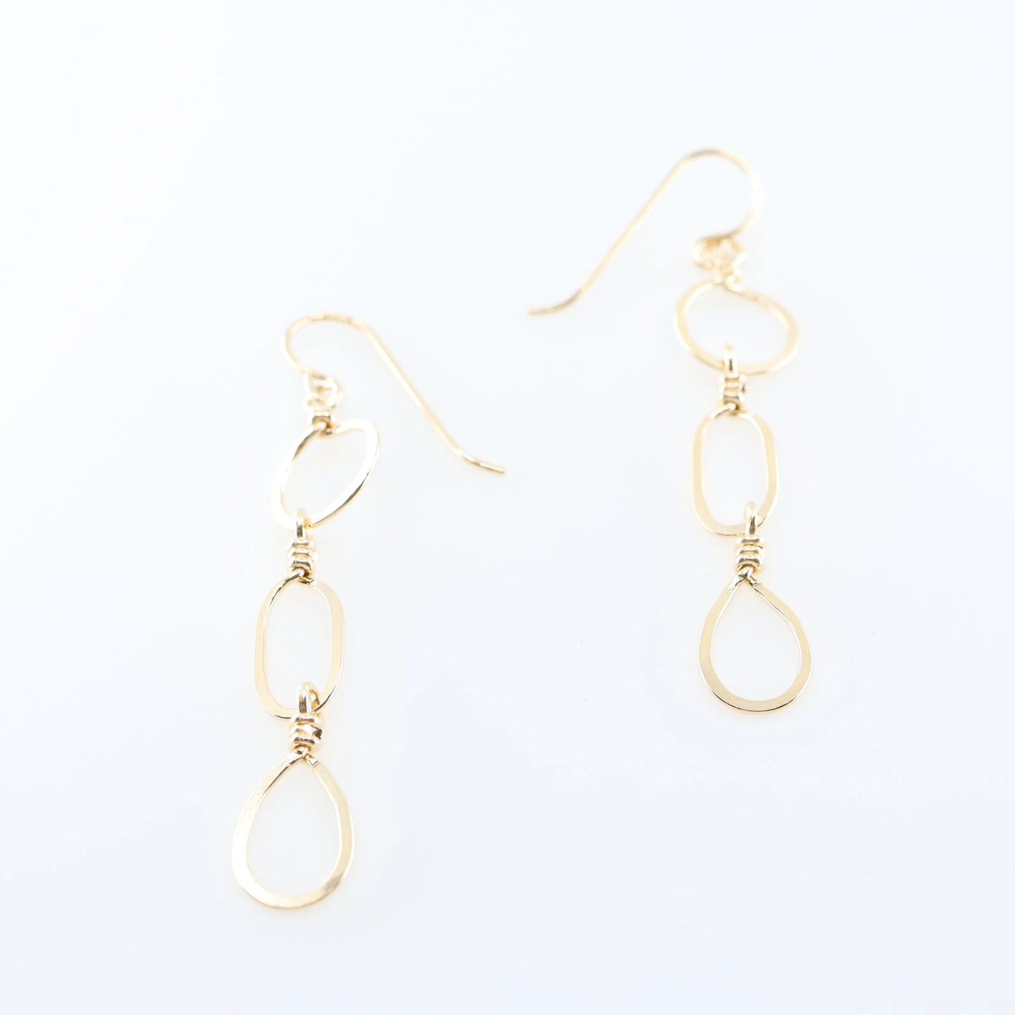 Cascading Mixed-Shape Earrings J.Mills Studio