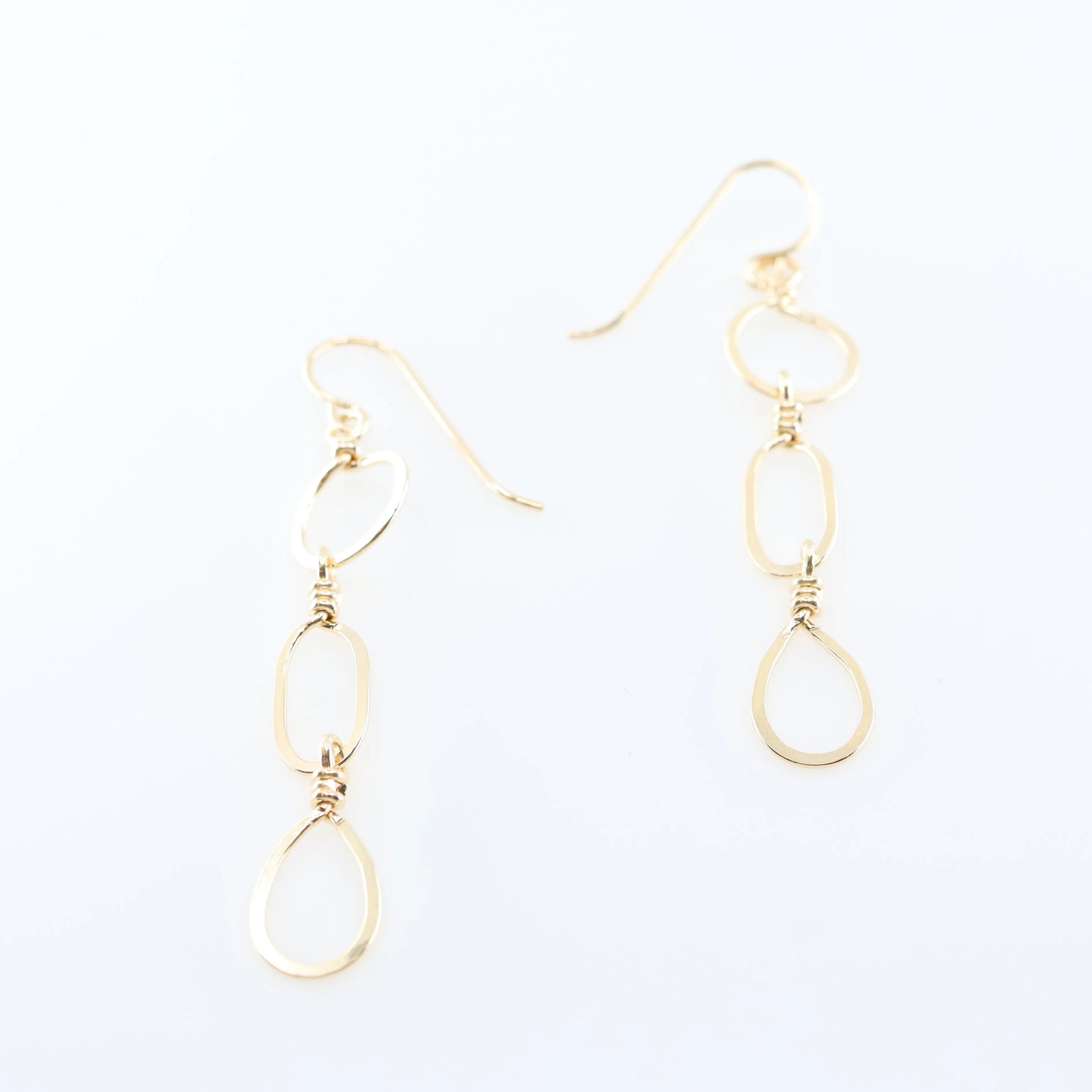 Cascading Mixed-Shape Earrings J.Mills Studio