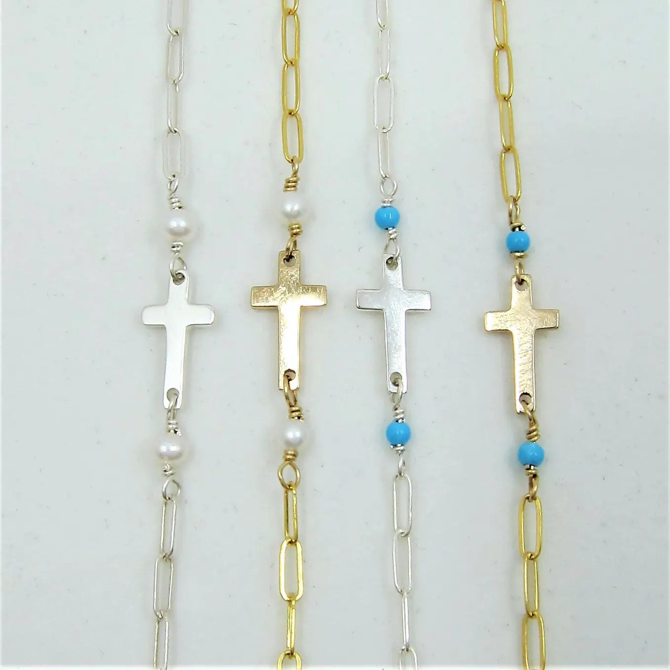 Tiny Cross Bracelet