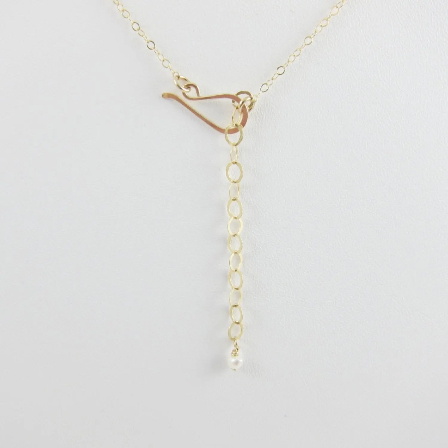 14k gold oval necklace